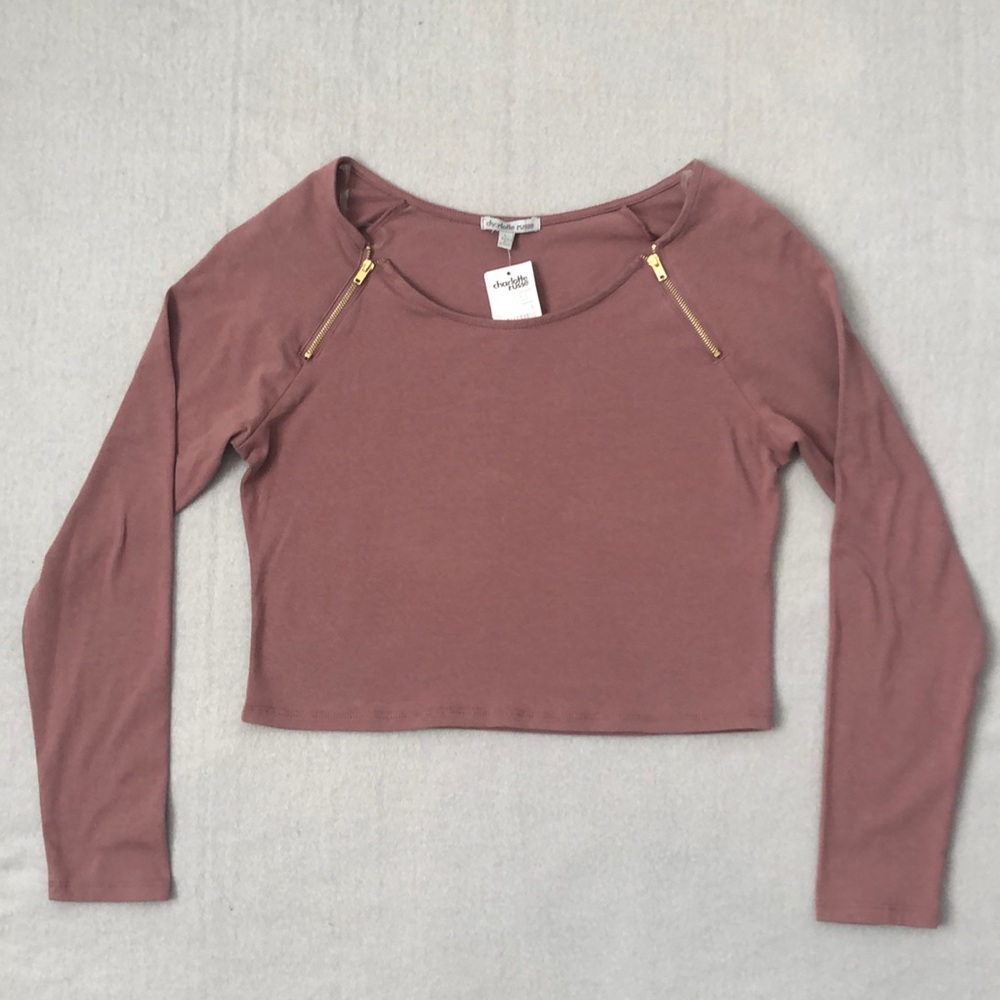 Mauve Crop Top
